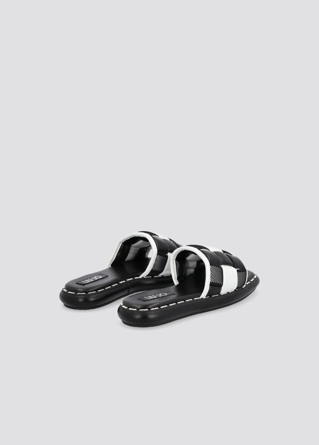 Bold sandals with woven strap black/white Liu Jo - large image number 2