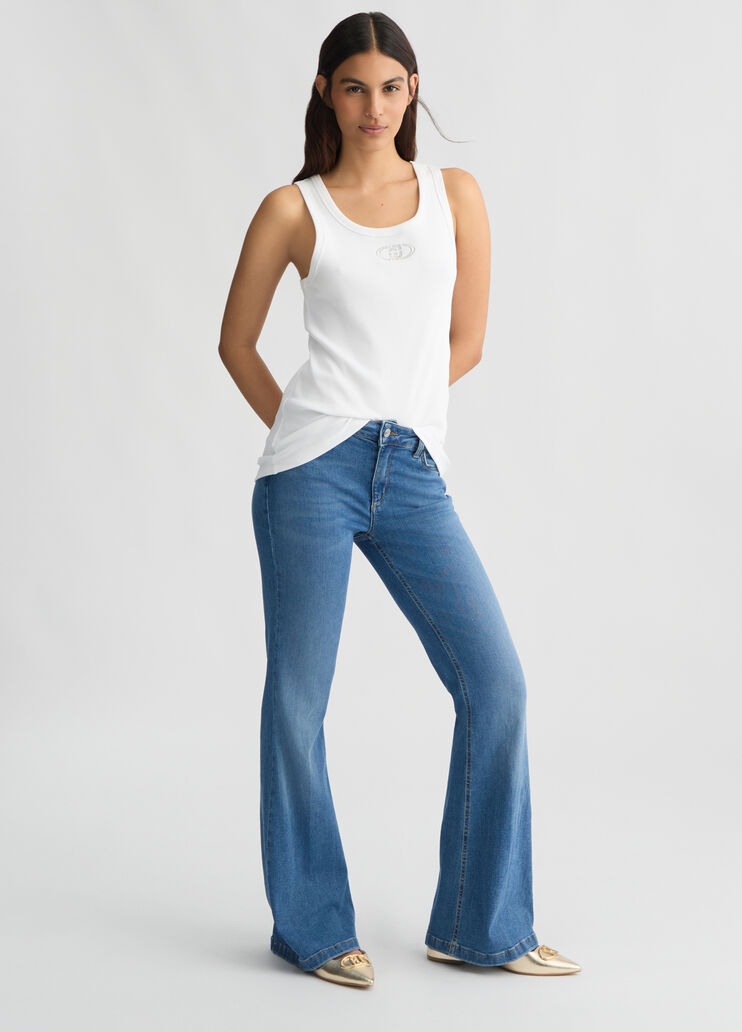Blue bell-bottom jeans blue denim Liu Jo - medium Blue bell-bottom jeans blue denim Liu Jo - medium