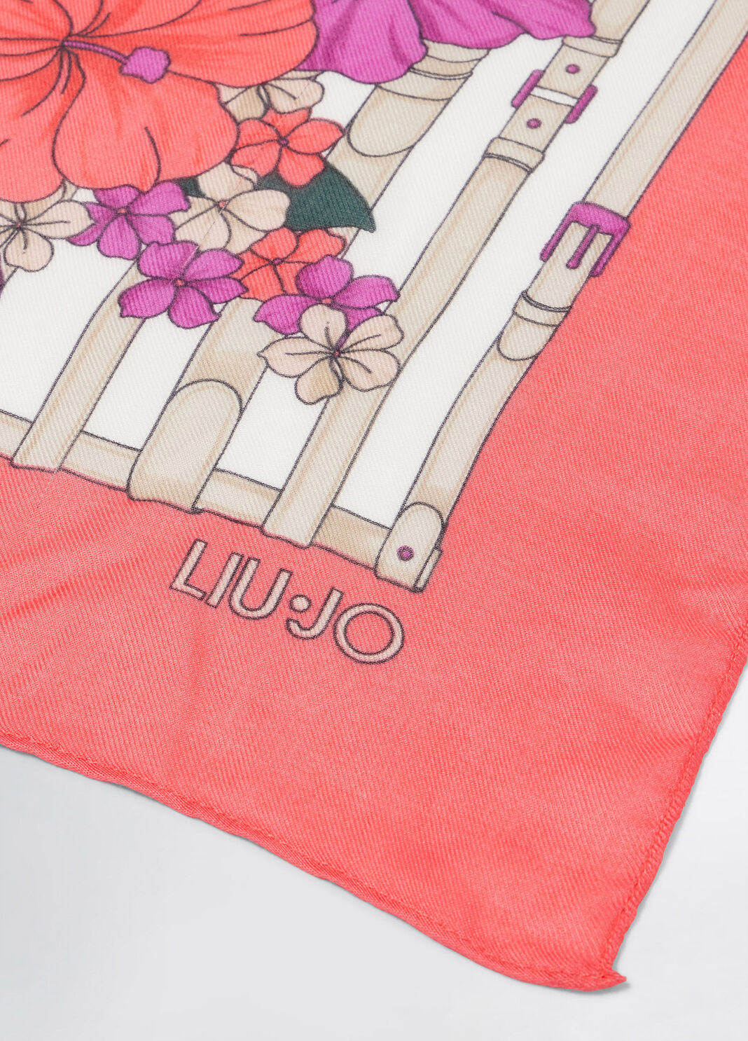 Floral scarf coral Liu Jo - large image number 0