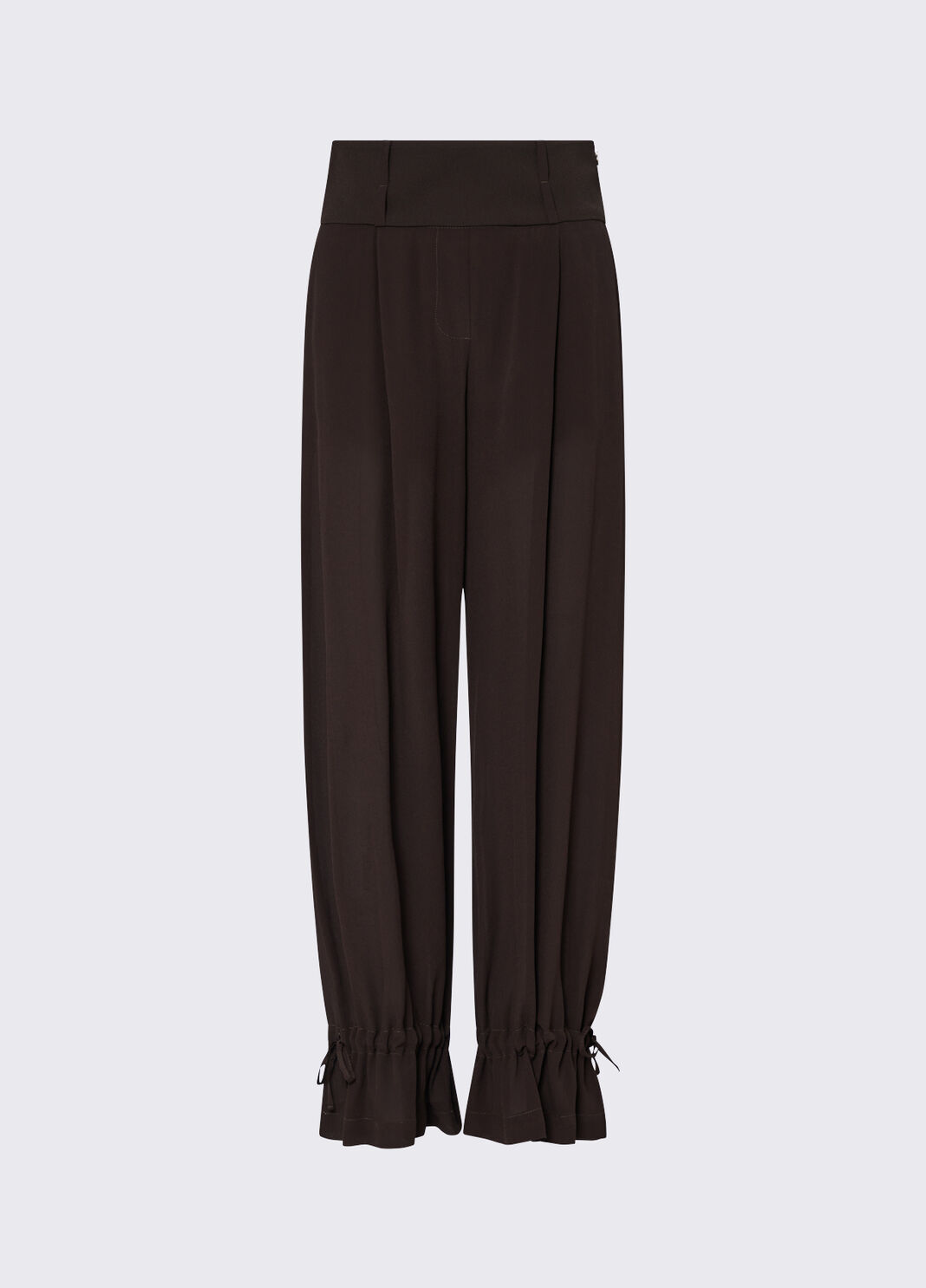 Pantaloni ampi con coulisse moka Liu Jo - large image number 6