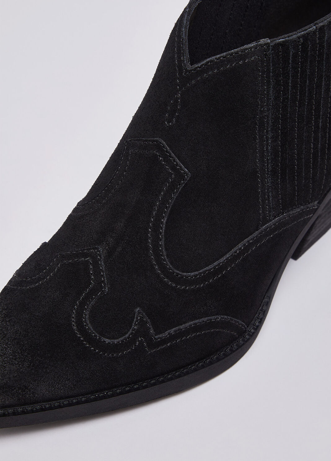Stivaletti texani in suede nero Liu Jo - large image number 5