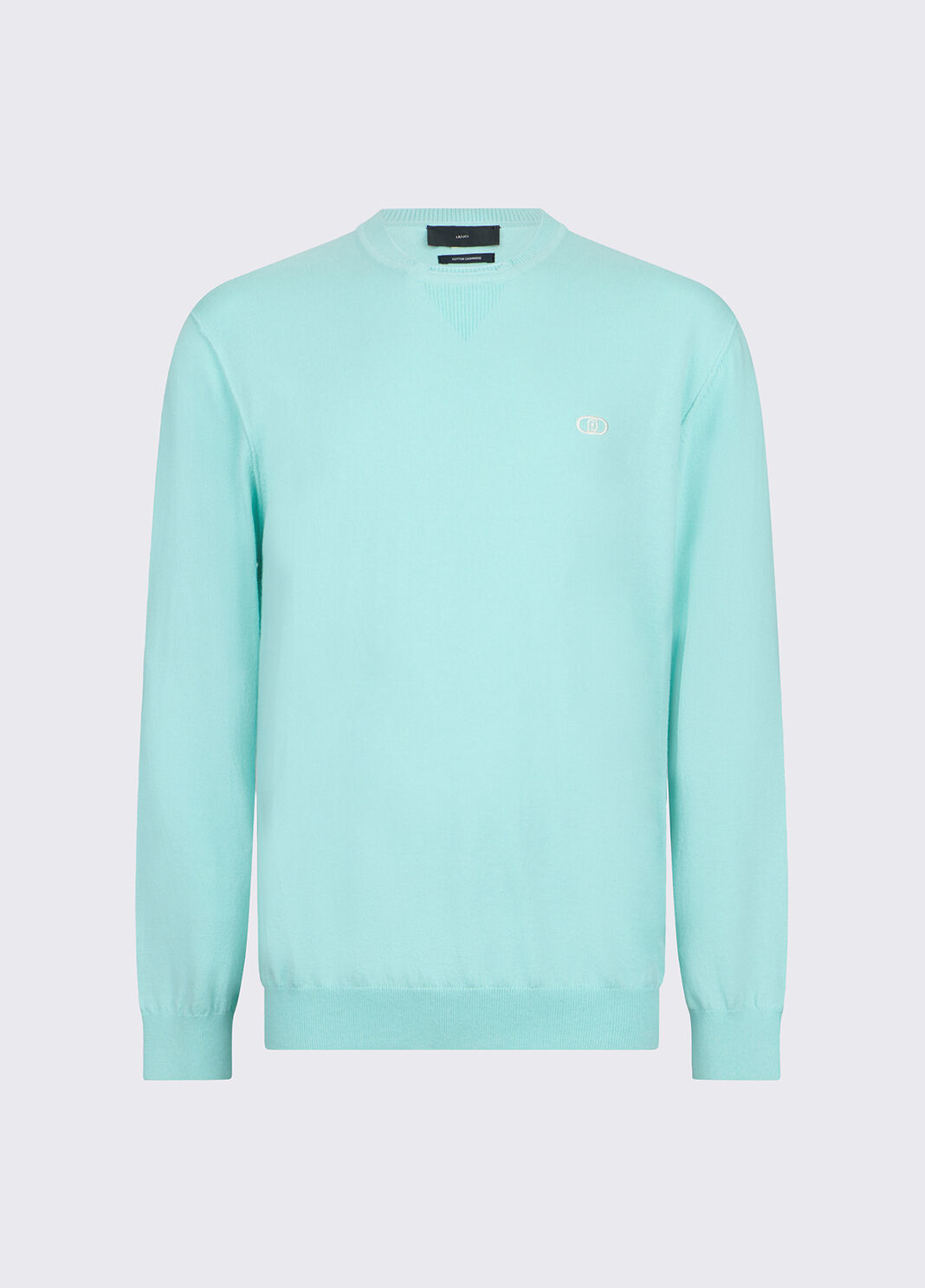 Cotton and cashmere sweater mint green Liu Jo - large image number 6