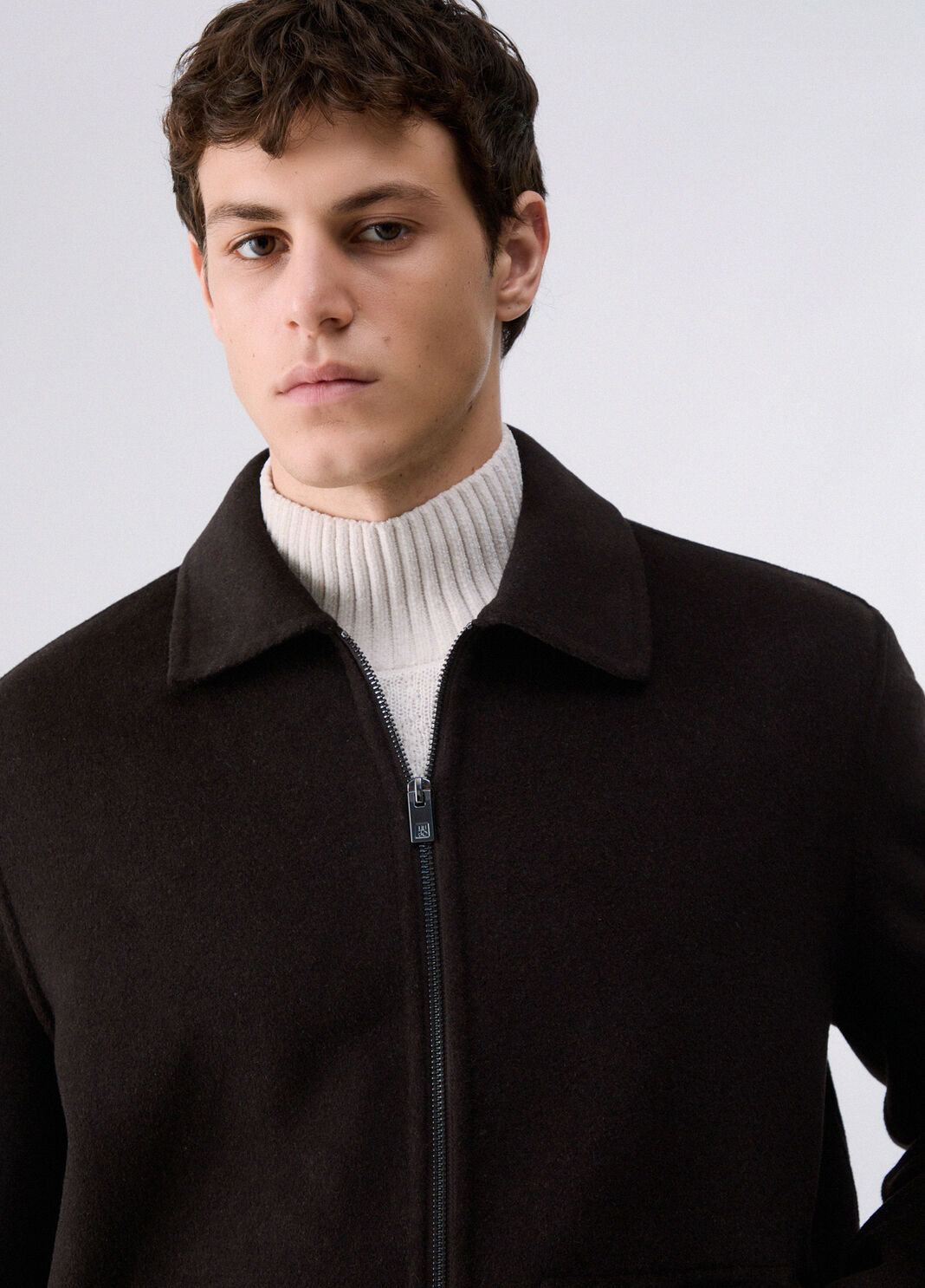 Wool Flannel Overshirt brown Liu Jo - large image number 4