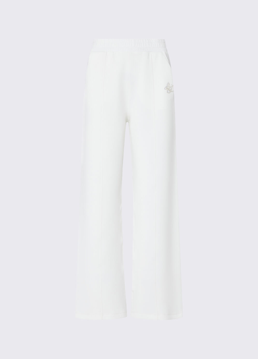 Scuba Trousers white wool Liu Jo - large image number 6
