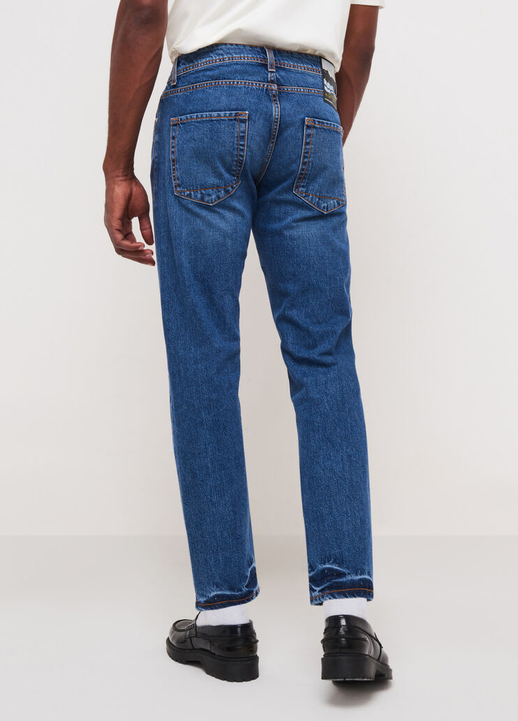 Cropped-Jeans im Regular-Fit Denim in mittlerer Waschung Liu Jo - large image number 1 Cropped-Jeans im Regular-Fit Denim in mittlerer Waschung Liu Jo - large image number 1