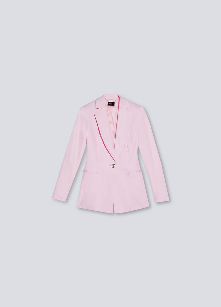Slim-fit blazer pink Liu Jo - large image number 4