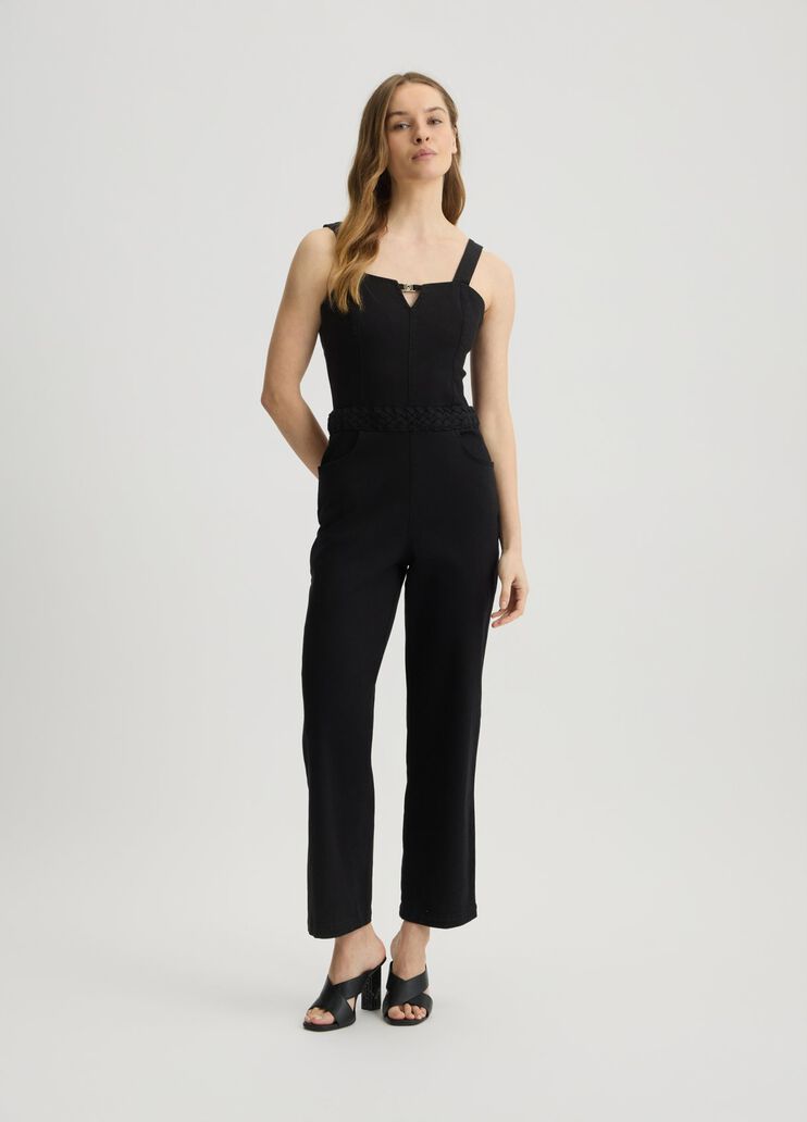 Black cotton jumpsuit black Liu Jo - large image number 0 Black cotton jumpsuit black Liu Jo - large image number 0