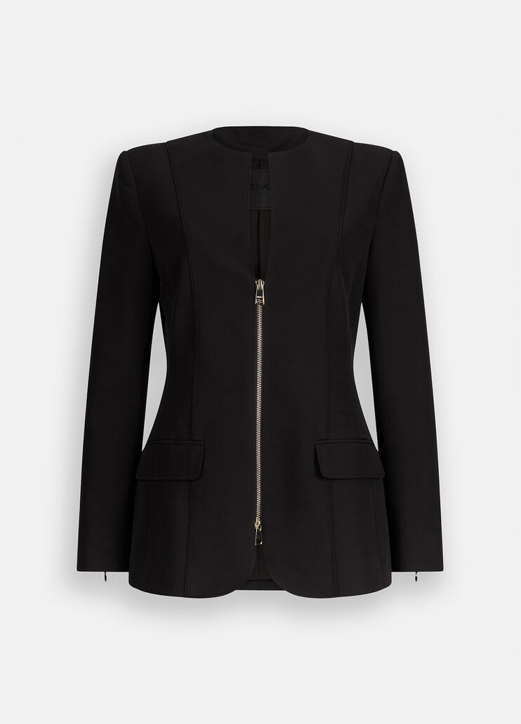 Blazer with zip black Liu Jo - large image number 6
