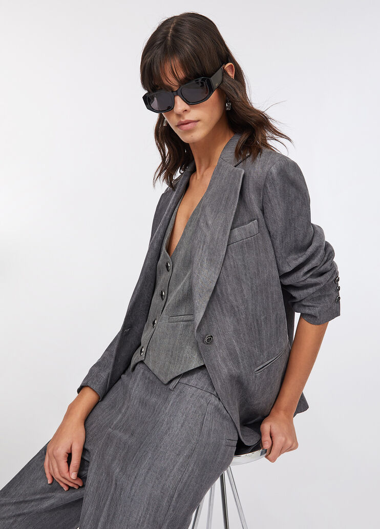 Denim blazer grey denim Liu Jo - medium