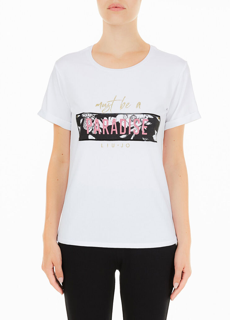 T-shirt with print White Liu Jo - large image number 0 T-shirt with print White Liu Jo - large image number 0