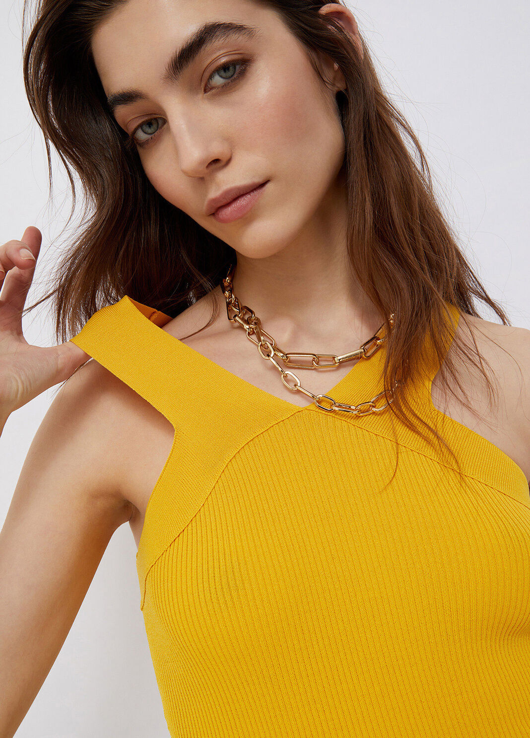 Stricktop Hellgelb Liu Jo - large image number 2