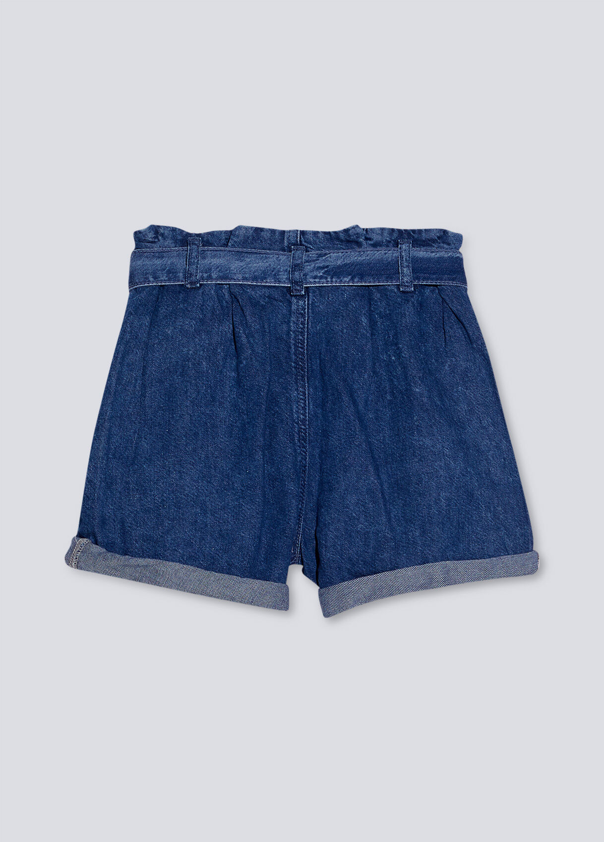 Bermuda jeans a vita alta