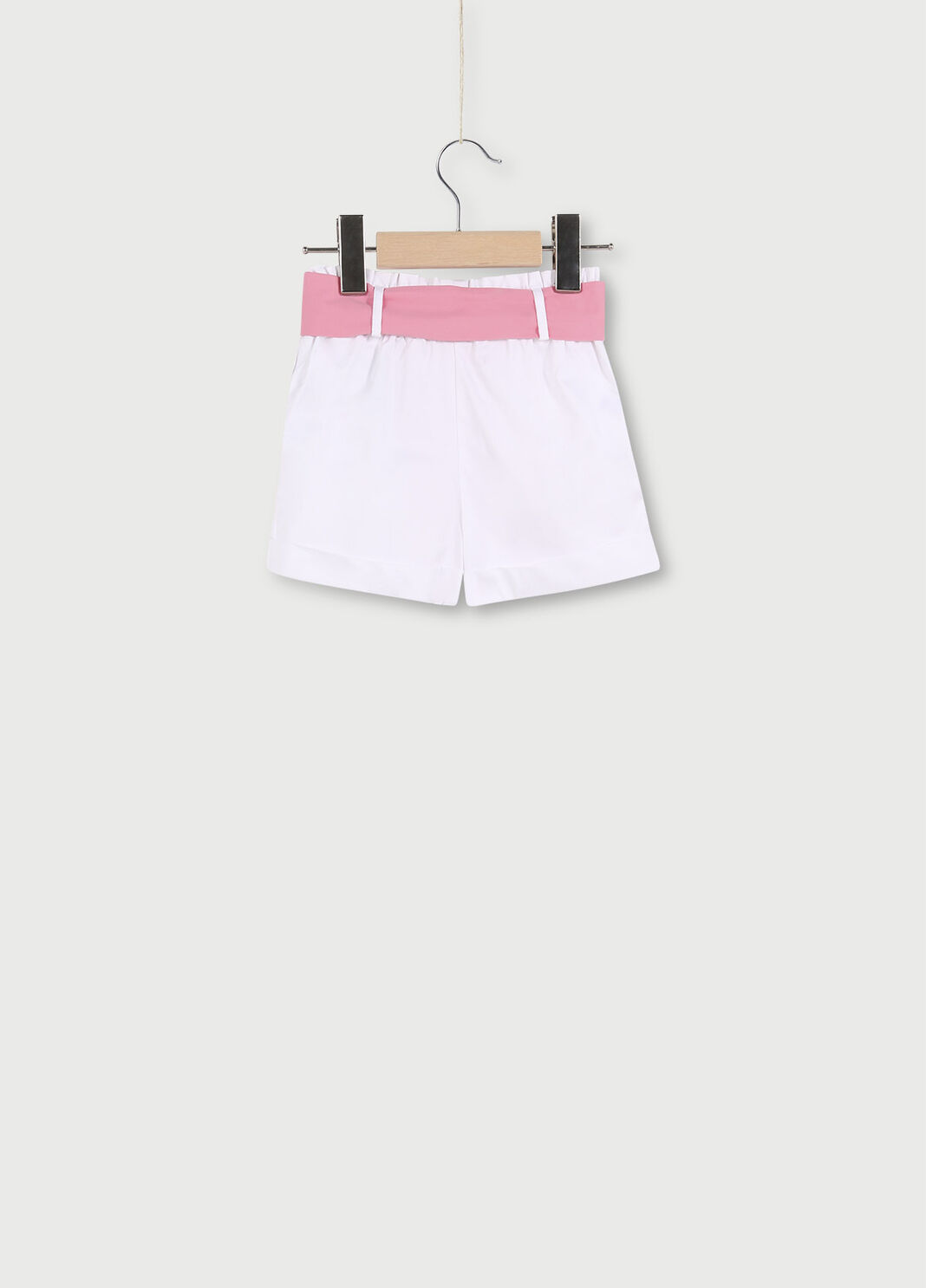 Short bambina con fiocco Bianco Liu Jo - large image number 1