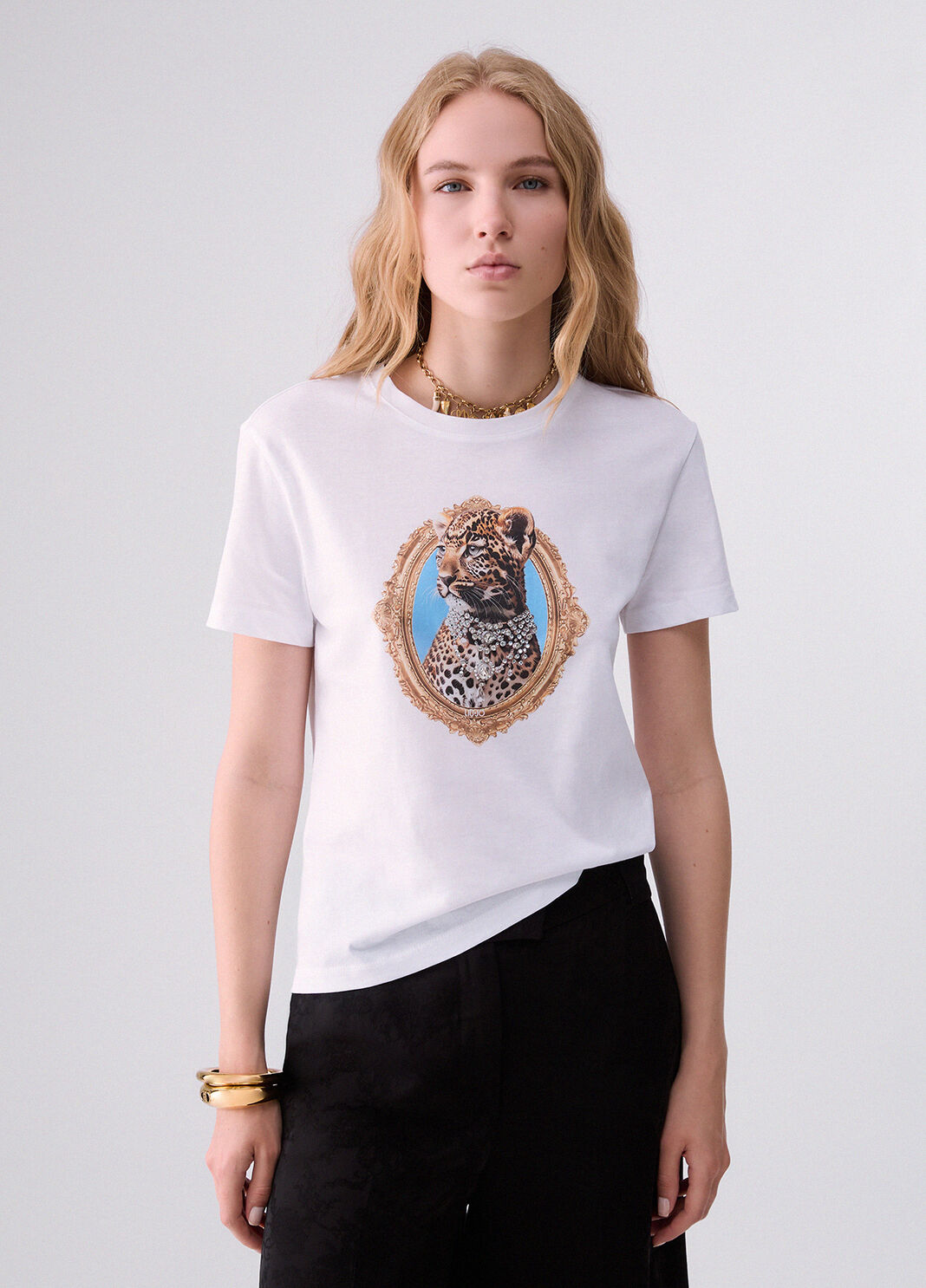Printed T-shirt leopard Liu Jo - large image number 0