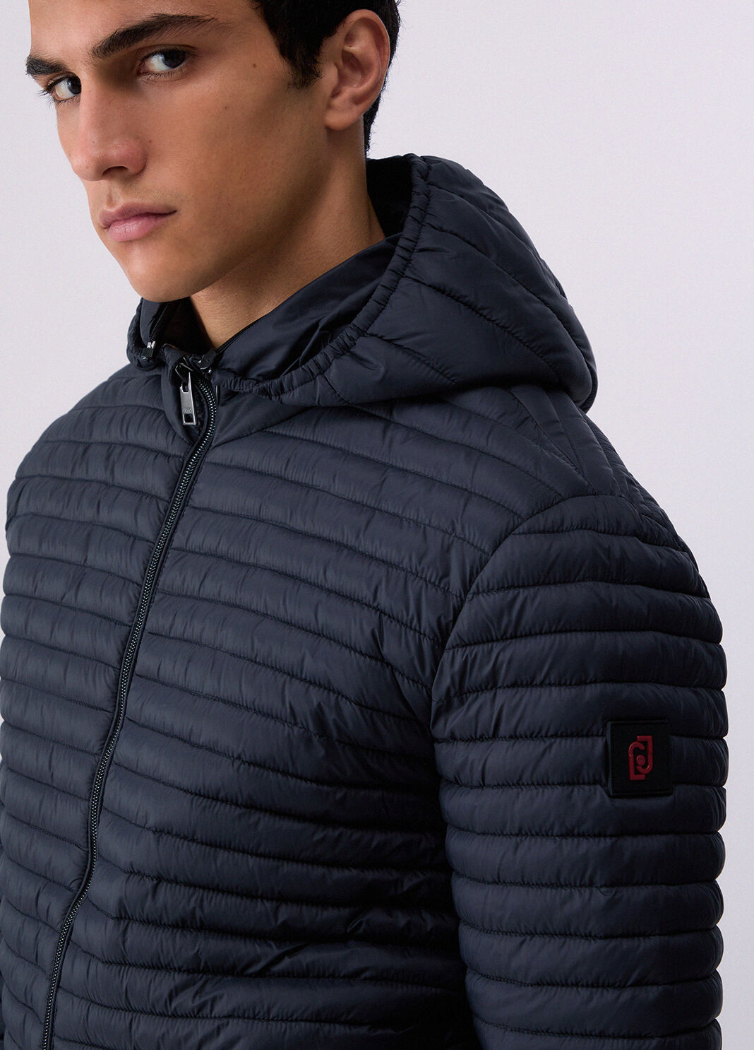 Куртка из стеганого нейлона темно-синий Liu Jo - large image number 4