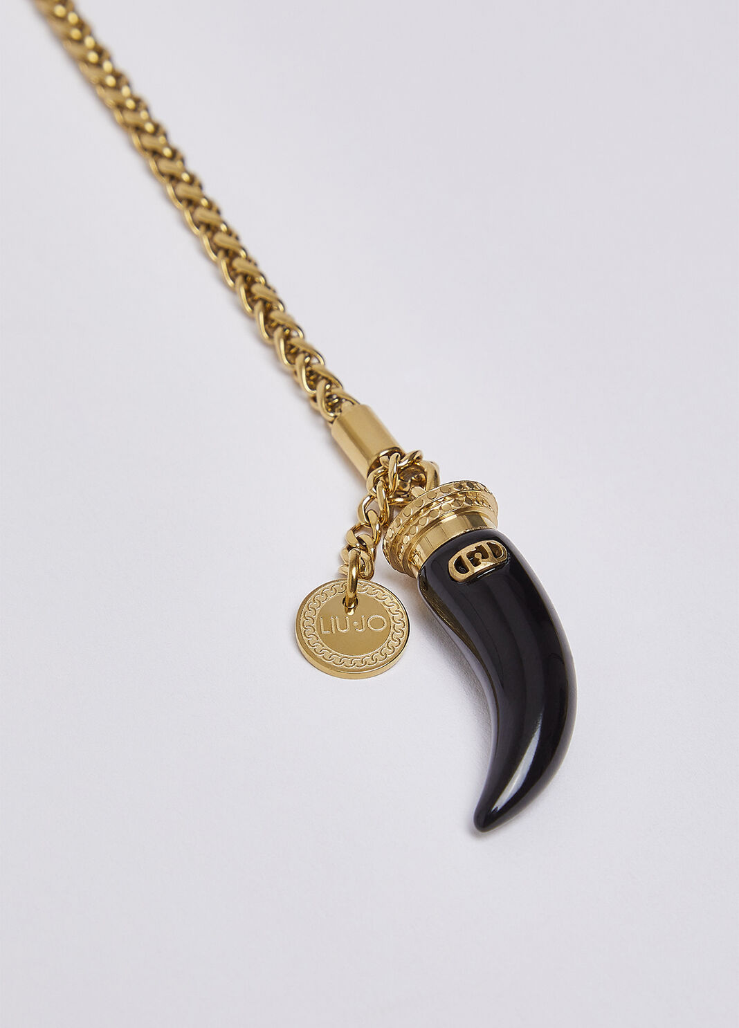 Long necklace with horn charms black Liu Jo - large image number 2