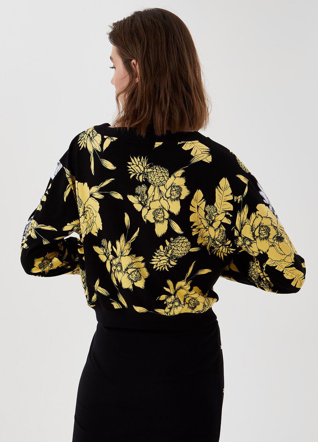 Sweatshirt with print Black/yellow Liu Jo - large image number 1