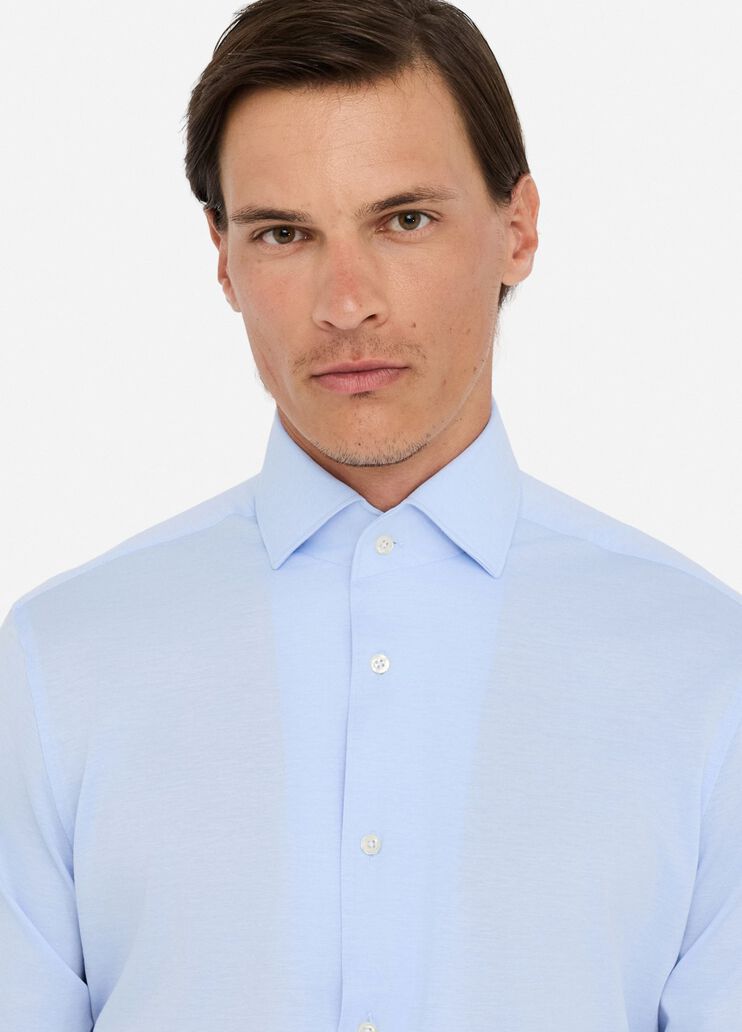 Chemise en coton bleu clair Liu Jo - large image number 2