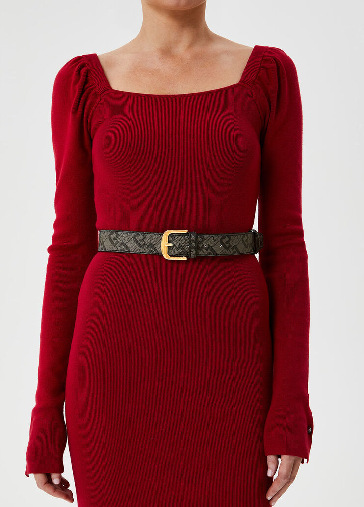 Belt with logo Brown Liu Jo - large image number 1 Belt with logo Brown Liu Jo - large image number 1