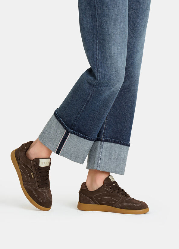 Suede sneakers ebony Liu Jo - large image number 0
