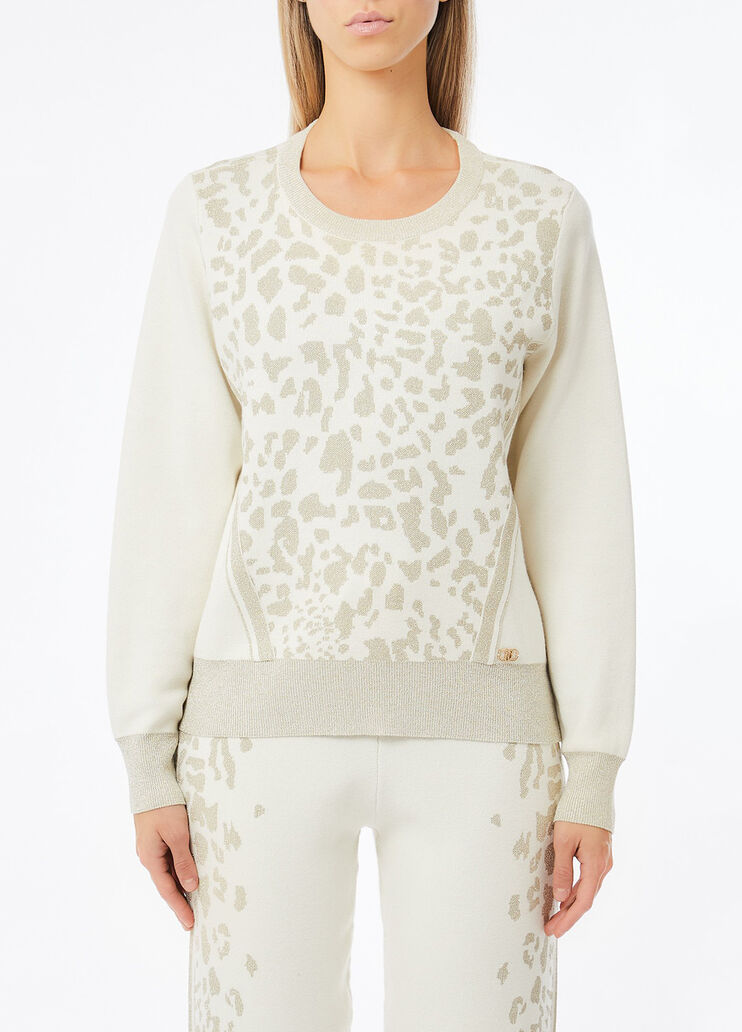 Maglia animalier bianco Liu Jo - medium