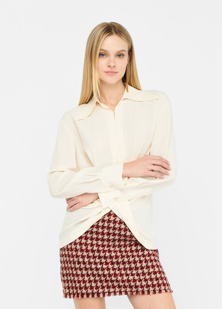 Crêpe de chine blouse cream Liu Jo - large image number 0 Crêpe de chine blouse cream Liu Jo - large image number 0