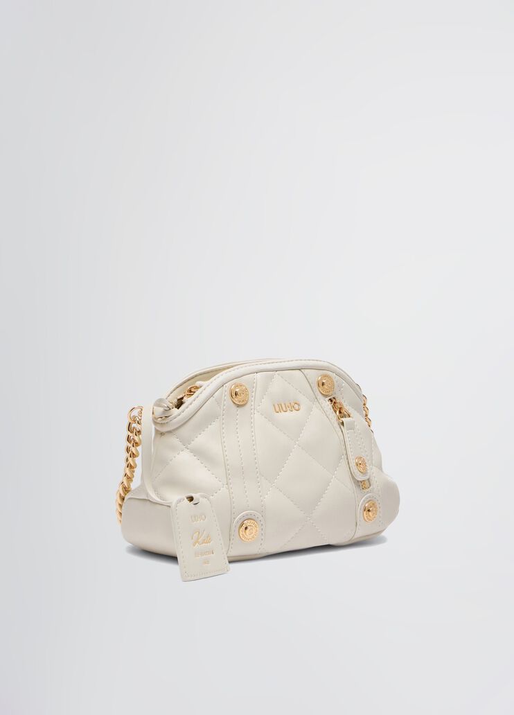 Pochette matelass&eacute;e cr&egrave;me Liu Jo - medium