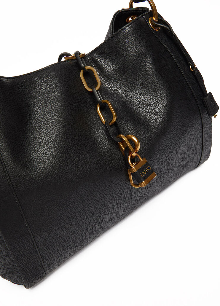 Schultertasche mit Schmuckkette Schwarz Liu Jo - large image number 1 Schultertasche mit Schmuckkette Schwarz Liu Jo - large image number 1