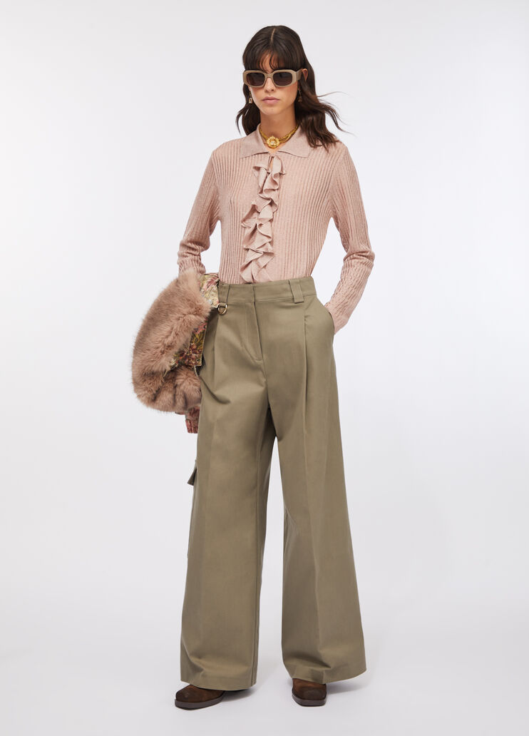 Pantalon cargo en coton asperge Liu Jo - medium