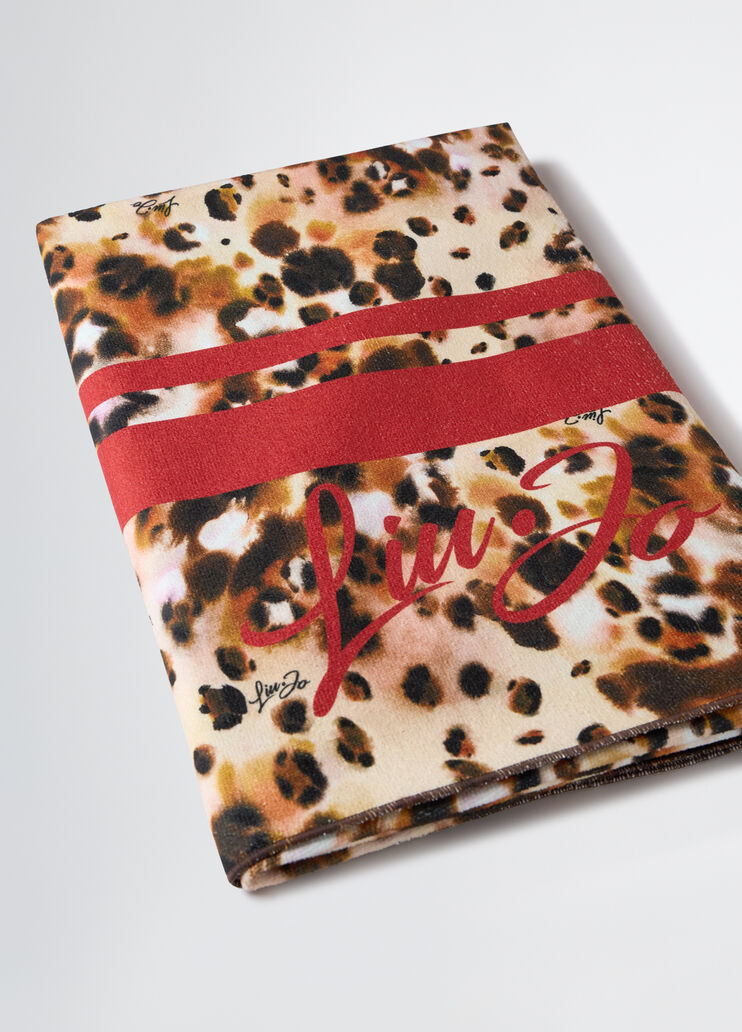 Animal-print beach towel animal print Liu Jo - large image number 1 Animal-print beach towel animal print Liu Jo - large image number 1