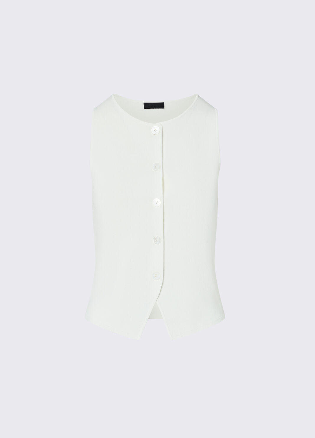 Knit Vest with Lace Detail white Liu Jo - large image number 6