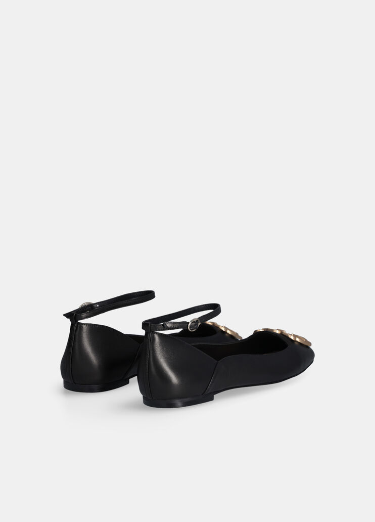 Nappa leather ballet flats black Liu Jo - large image number 2 Nappa leather ballet flats black Liu Jo - large image number 2