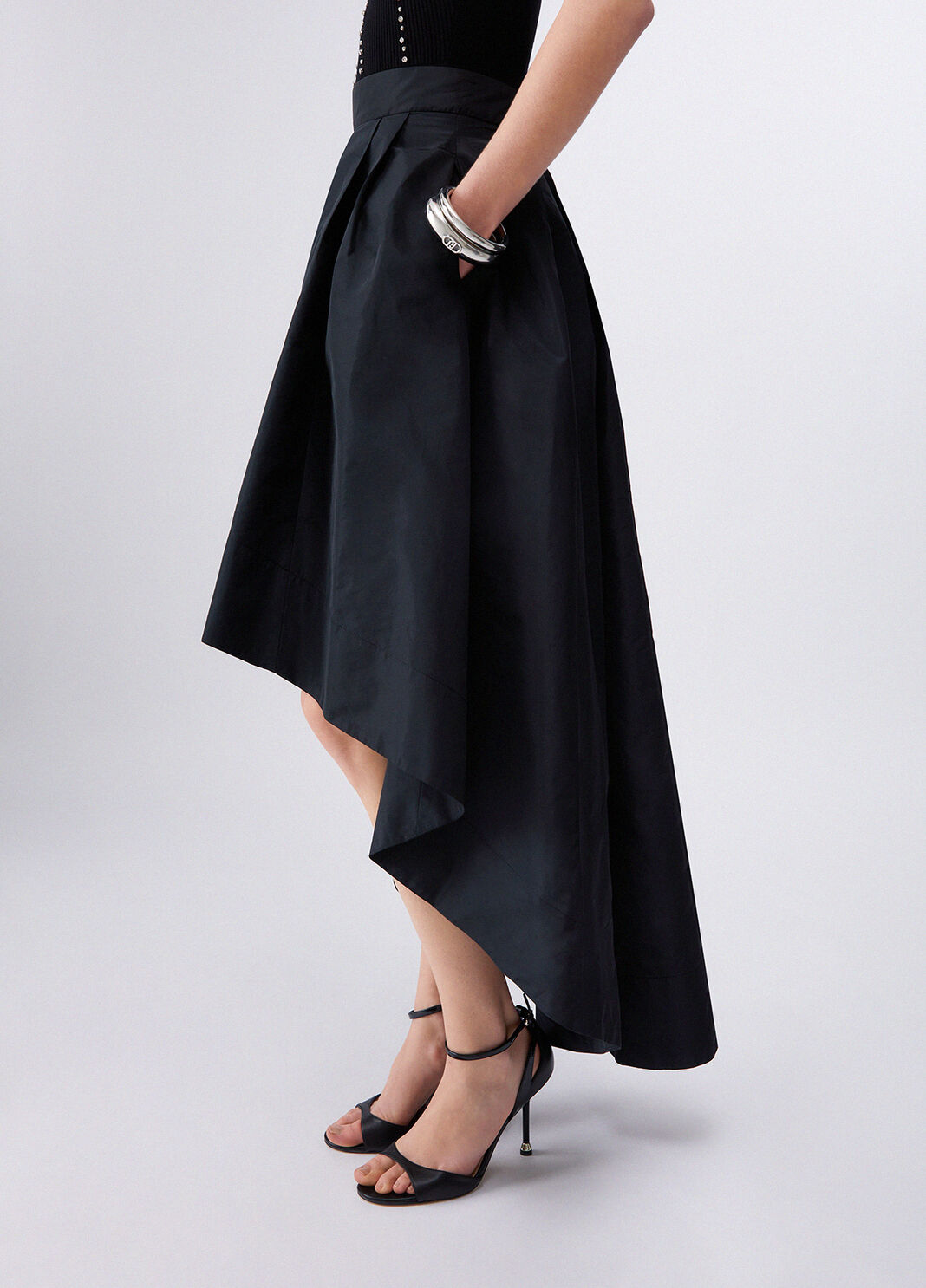 Eleganter Taftrock schwarz Liu Jo - large image number 4