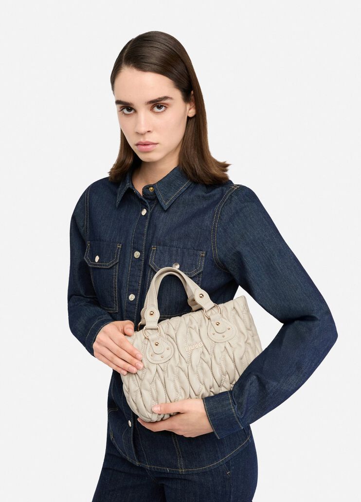 Bolso pequeño guateado  blanco Liu Jo - medium Bolso pequeño guateado  blanco Liu Jo - medium