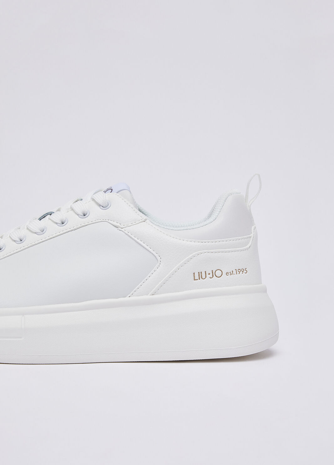Leather platform sneakers white Liu Jo - large image number 6