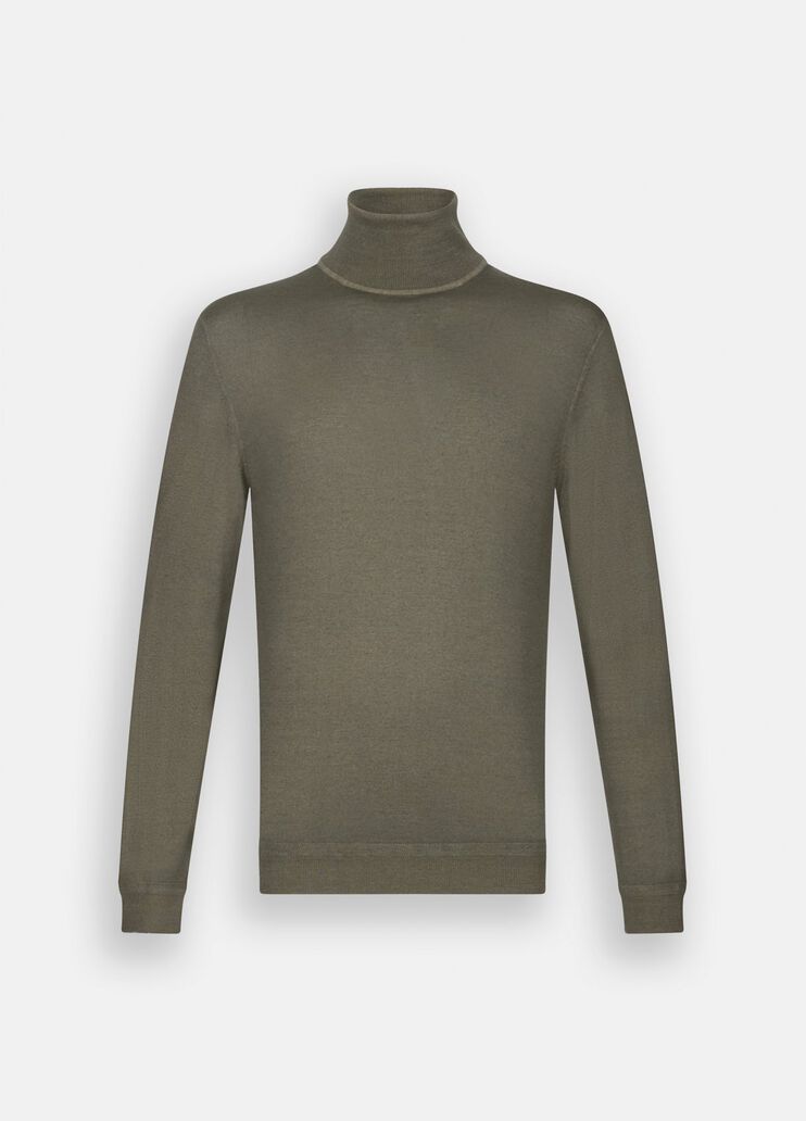 Wool polo-neck moss green Liu Jo - large image number 6 Wool polo-neck moss green Liu Jo - large image number 6