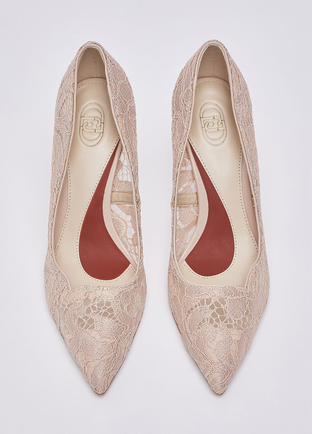 Pumps in lace light pink Liu Jo - large image number 4