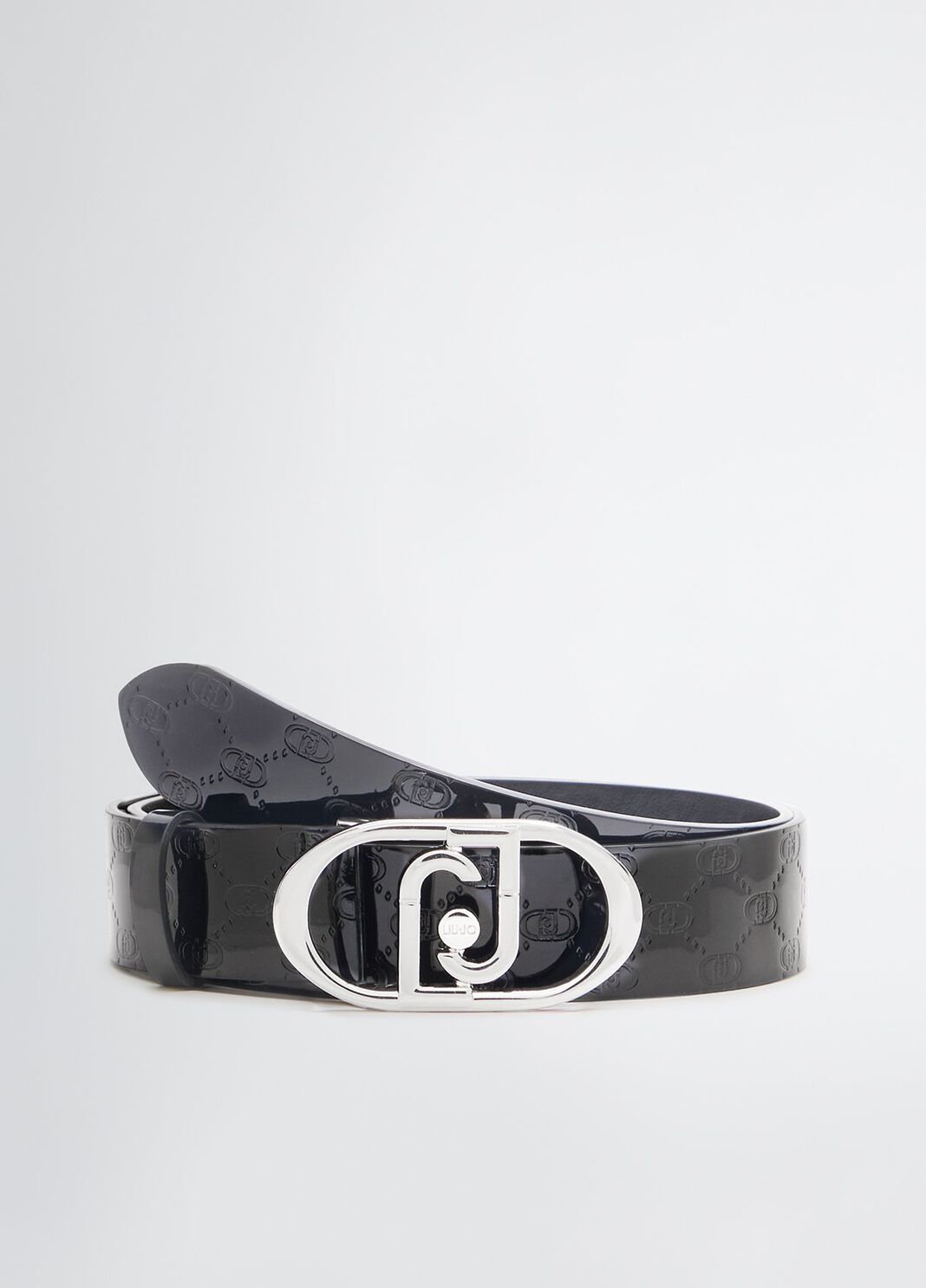 Lederg&uuml;rtel mit Logo Schwarz Liu Jo - large image number 1