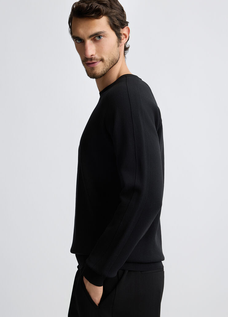 Black round-neck jumper black Liu Jo - large image number 3 Black round-neck jumper black Liu Jo - large image number 3