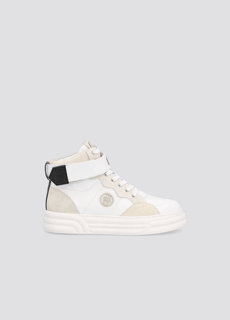 Hoher Sneaker mit Logo  Weiß Liu Jo - large image number 0 Hoher Sneaker mit Logo  Weiß Liu Jo - large image number 0