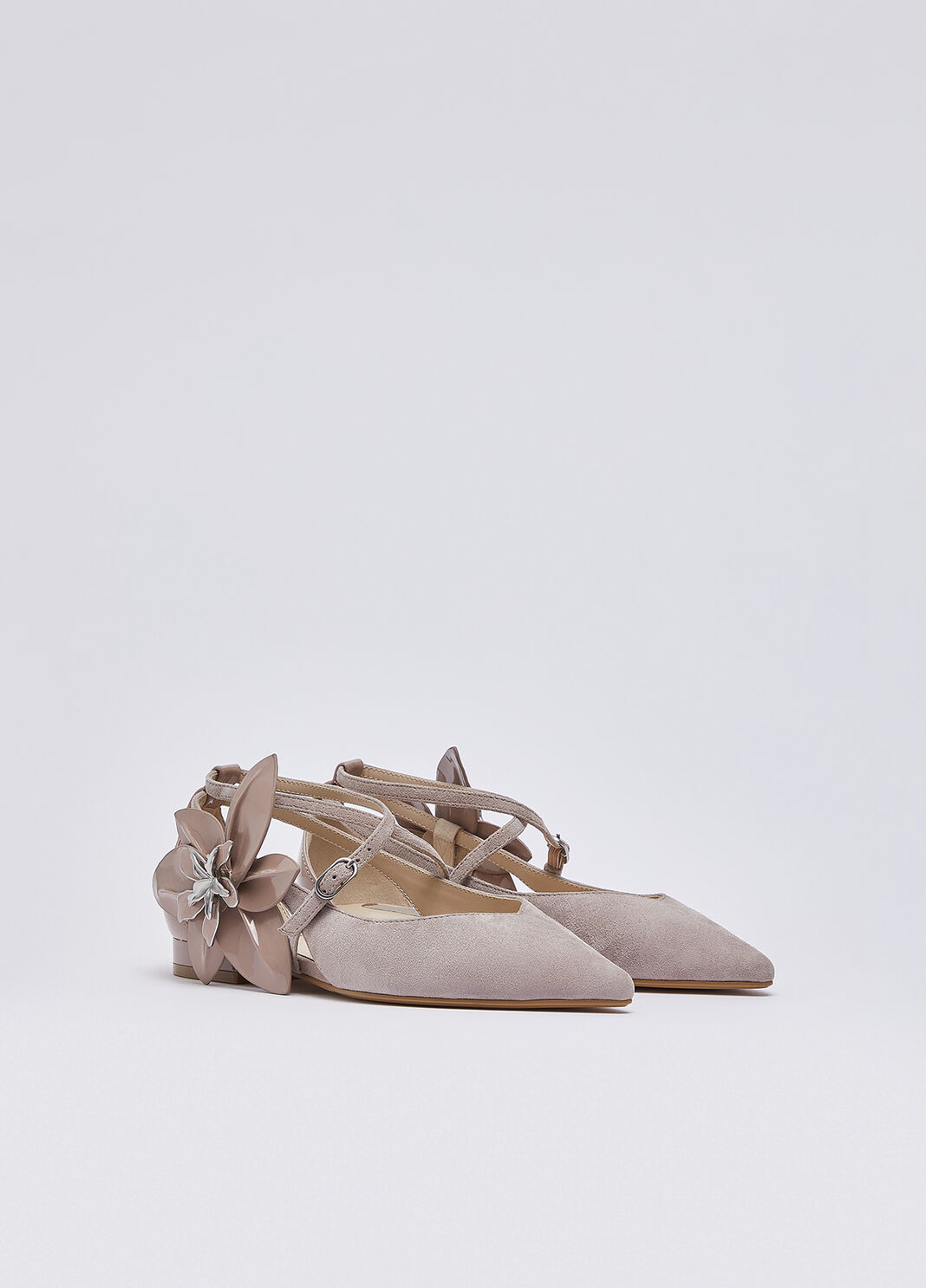 Ballet flats with oversized flower powder pink Liu Jo - large image number 2