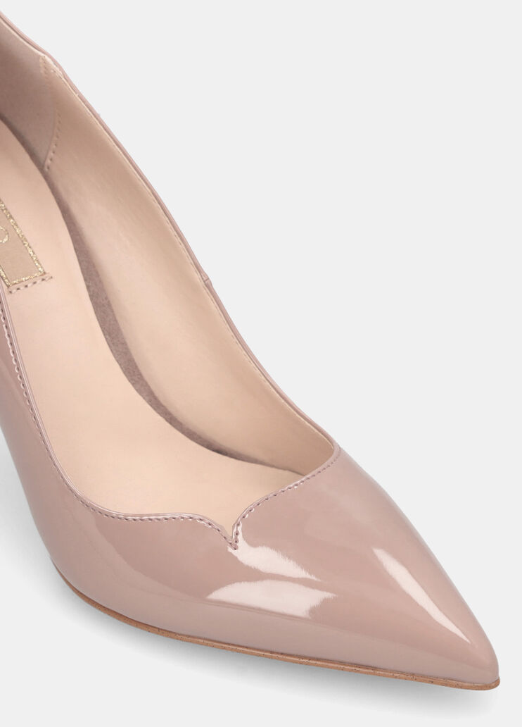 Patent leather court shoes nude Liu Jo - large image number 6