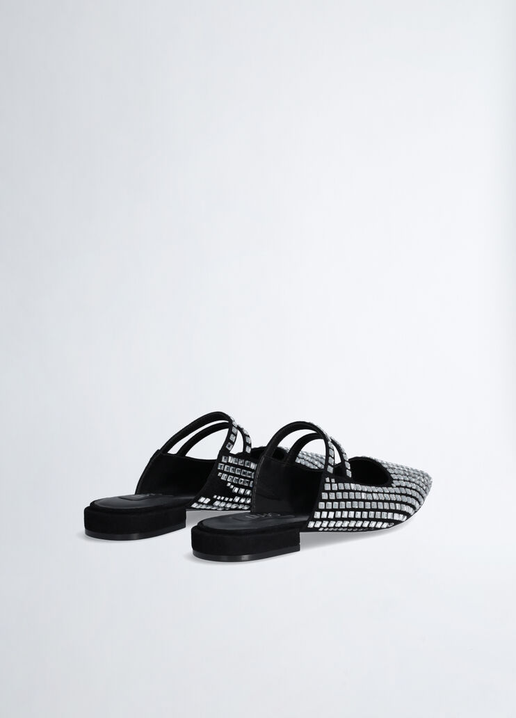 Mules con strass negro Liu Jo - medium