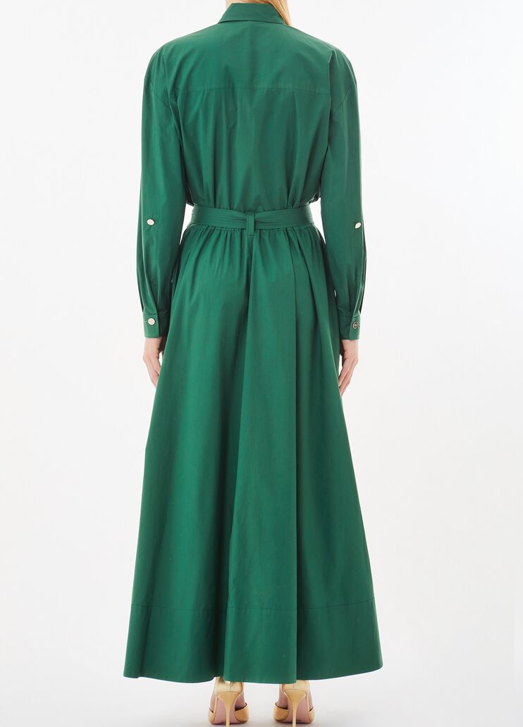 Long shirt dress dark green Liu Jo - medium
