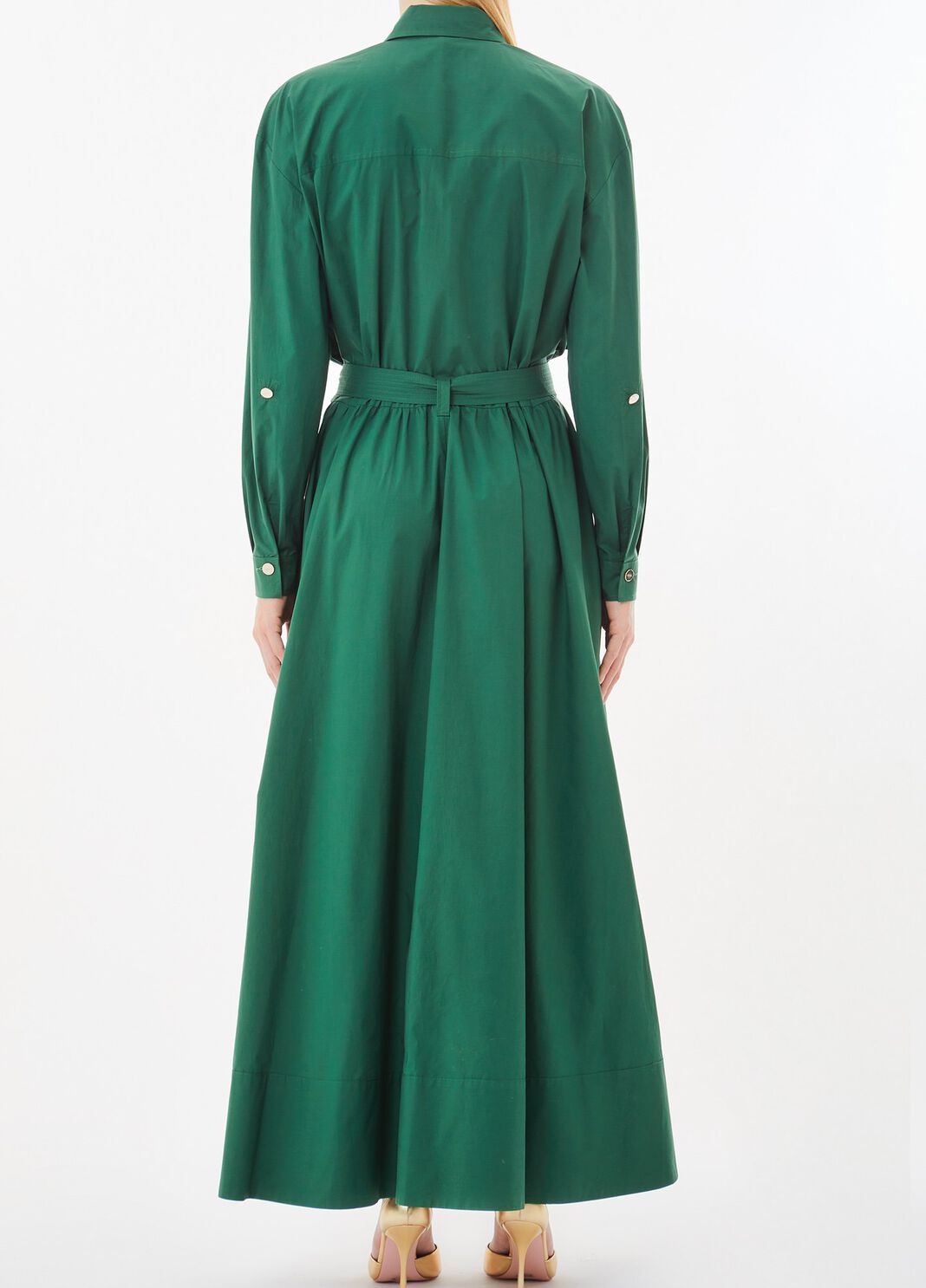 Long shirt dress dark green Liu Jo - large image number 1