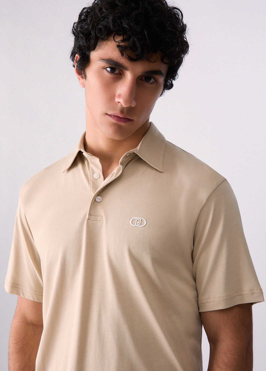 Polo de corte recto beige Liu Jo - large image number 4