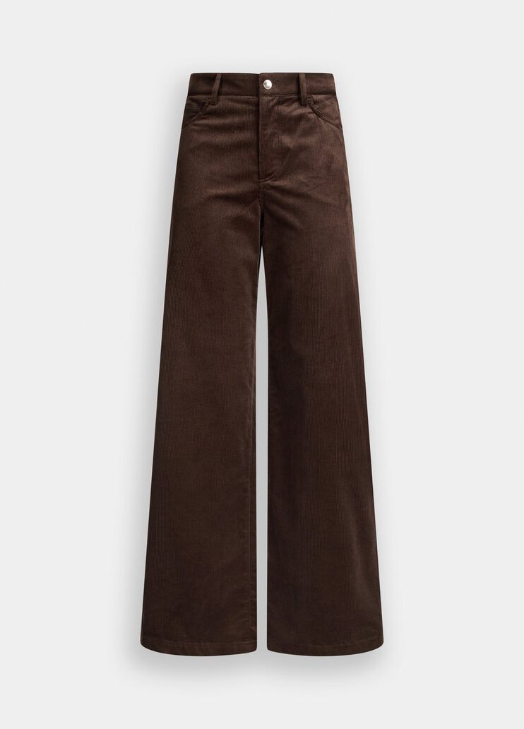 Velvet trousers chocolate Liu Jo - large image number 6 Velvet trousers chocolate Liu Jo - large image number 6