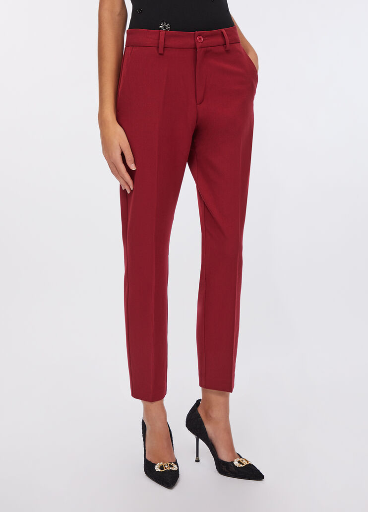 Slim fit chinos red Liu Jo - large image number 0