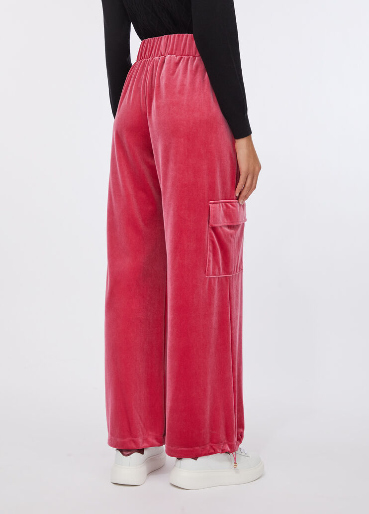 Chenille jogging pants black cherry Liu Jo - large image number 1