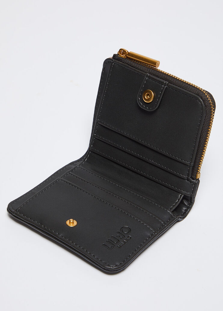 Glossy wallet with zip green Liu Jo - large image number 3 Glossy wallet with zip green Liu Jo - large image number 3